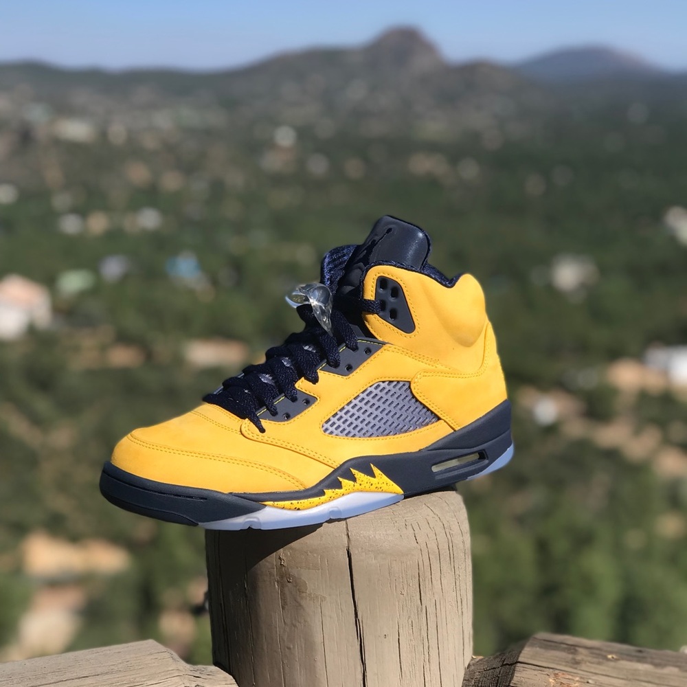 Air Jordan 5 V Michigan Inspire Men’s Size 10